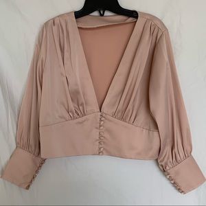 Custom Handmade Satin Top, Lirika Matoshi Inspired